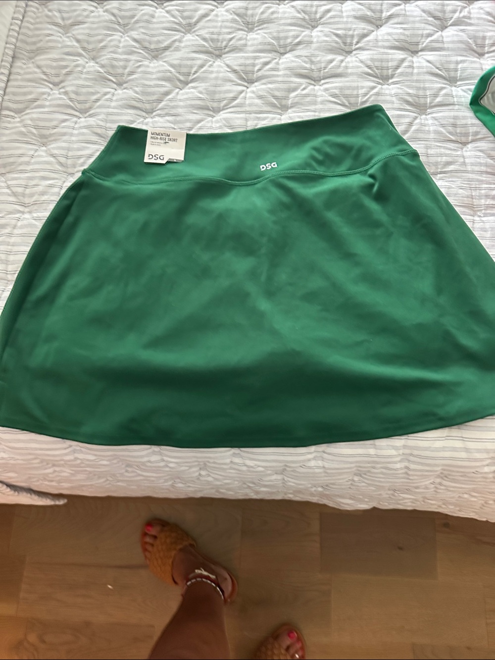 DSG Emerald Green Circle Skater Skirt